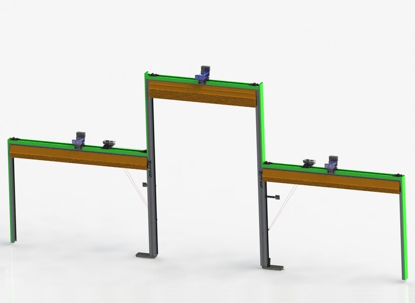 Estructura de izado de prefabricadas